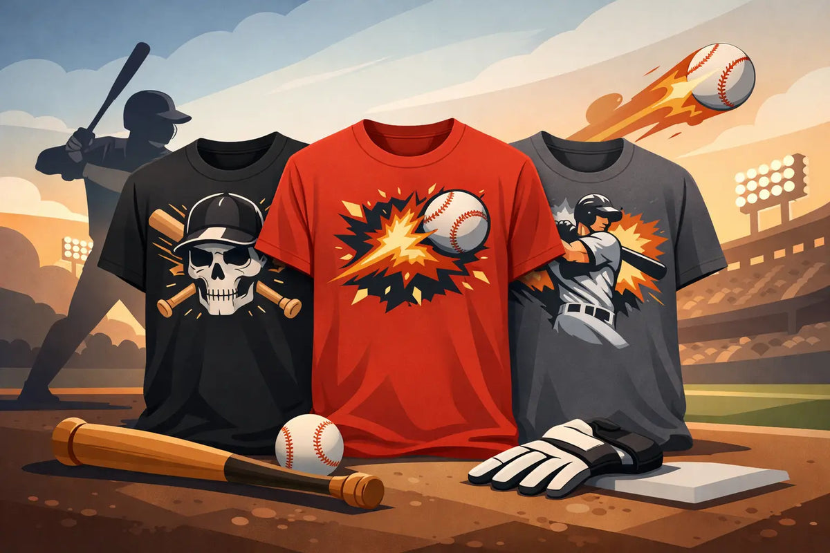 Baseball Graphic Tees for Players Who Do Damage