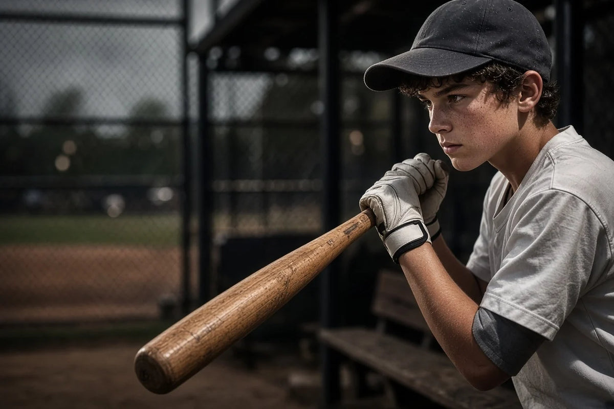 Professional header image for comparison analysis: Why Youth Players Should Train with a Wooden Baseball Bat