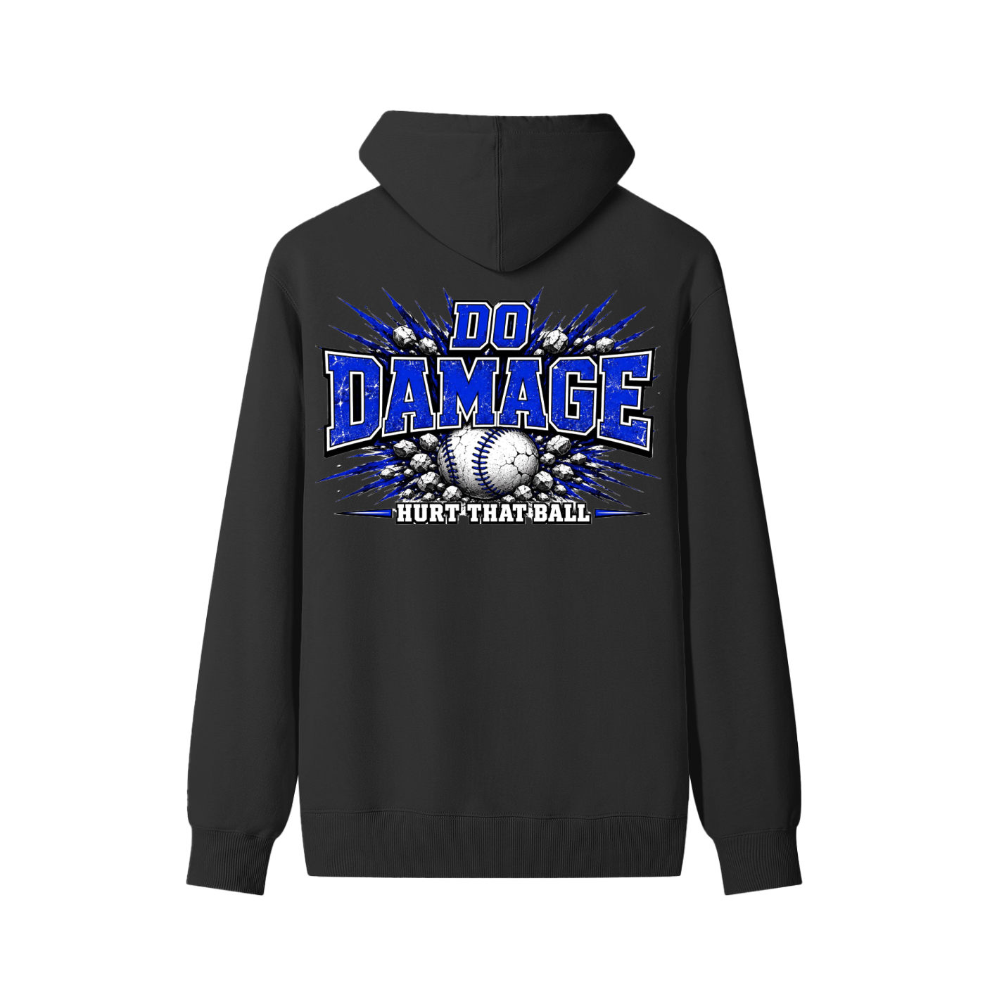 HTB Do Damage Baseball Hoodie