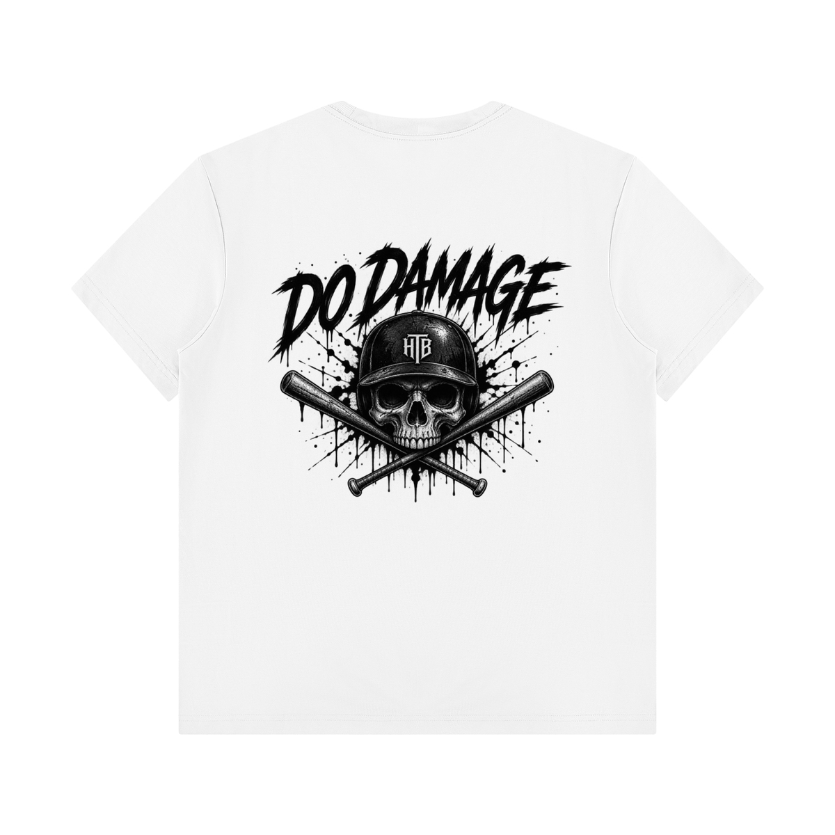 HTB Do Damage Skull Tee